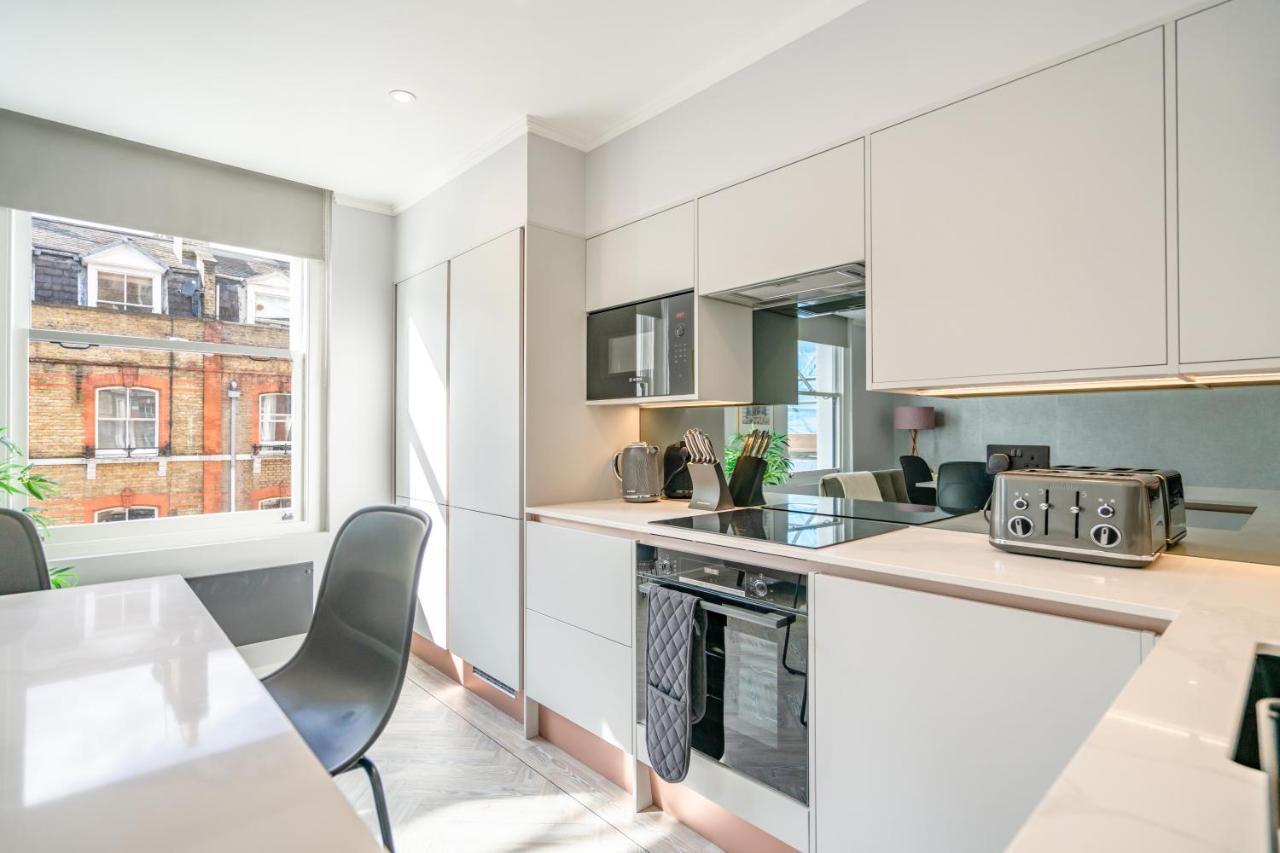 Modern & Chic One Bedroom Apartments In Fitzrovia By Sojo Stay London Ngoại thất bức ảnh